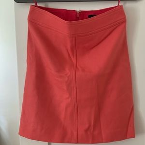New jcrew pink mini skirt size 2